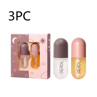 Day Night Instant Volume Lip Plumper Oil Clear Lasting Nourishing Repairing Reduce Lip Fine Line Care Lip Beauty Cosmetic - Phosgene