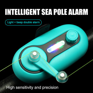 Fishing Fish Bite Alarm Electronic Buzzer Fishing Rod Loud LED Light Indicator LED Light Fish Line Gear Alert - Phosgene