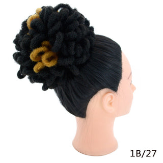 African Wig Bun Hair Bag Drawstring Dreadlocks Afro Hair Bag - Phosgene