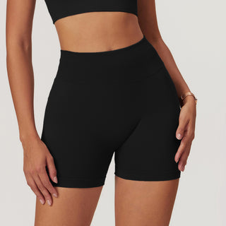 Seamless High Waist Yoga Shorts For Women Skinny Hip Raise - Phosgene