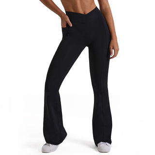 Women's Outdoor Sports Loose Yoga Bootleg Pants Phosgene