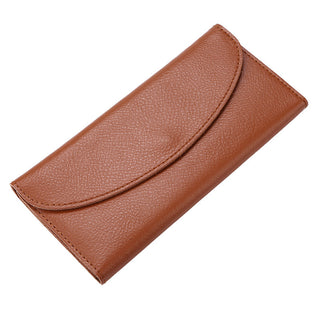 Women's Leather Simple Wallet Long - Phosgene