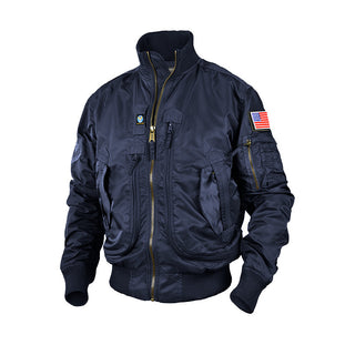 Men's Jacket Spring And Autumn Baseball Uniform Pilot Jacket Casual Jacket - Phosgene