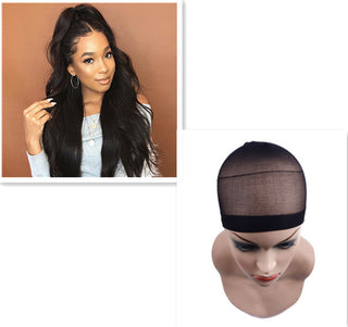 Explosive wig female black realistic long hair curls - Phosgene