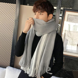 Men's Fashion Versatile Knitting Wool Scarf - Phosgene