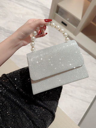 Women's Rhinestone Banquet With Evening Dress Small Bag - Phosgene