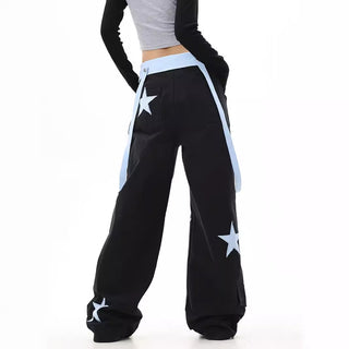 American Dopamine XINGX Embroidered Casual Pants - Phosgene