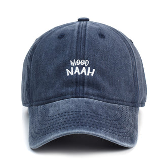 Washed Cotton Printed Hat Old Dad Hat - Phosgene