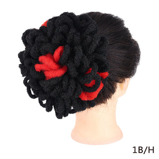 African Wig Bun Hair Bag Drawstring Dreadlocks Afro Hair Bag - Phosgene