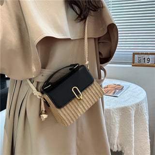 Handbag Western Style One-shoulder Versatile Woven Bag Phosgene