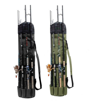 Multi-functional fishing rod package - Phosgene