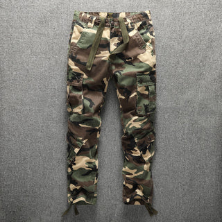 Men's Overalls Casual Trousers Camouflage Feet Phosgene