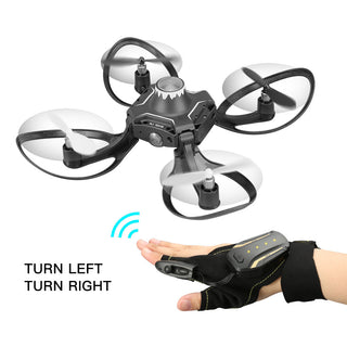 Folding Drone Gesture Control Aerial Photography Four-axis Body Sense Gravity Induction Remote Contro - Phosgene