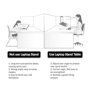 Foldable Laptop Stand Ergonomic Desk Tablet Holder - Phosgene