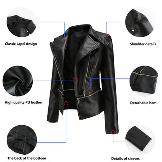 Motorcycle Leather Jacket - Phosgene