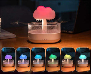 200ML Rain Cloud Humidifier Water Drip Rain Cloud Diffuser With Essential Oils Aroma Diffuser - Phosgene