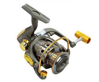 10-axis metal head reel fishing reel metal handle fishing tackle Phosgene