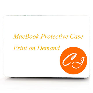 Compatible with Apple, MacBook Transparent Plastic Protective Case Printed with Custom Design - Phosgene