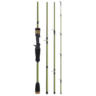 4 section fishing rod road sub rod short section carbon portable plug fishing rod - Phosgene