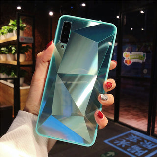 Diamond pattern rhombus mirror phone case - Phosgene