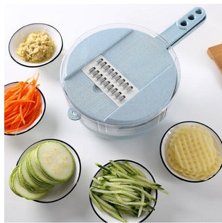 8 In 1 Mandoline Slicer Vegetable Slicer Potato Peeler Carrot Onion Grater With Strainer Vegetable Cutter Kitchen Accessories - Phosgene