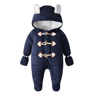 Baby Onesie Horn Buckle Hayi Baby Crawling Suit Clothes - Phosgene