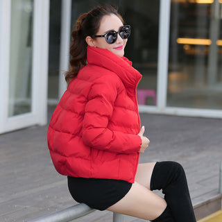 Fashionable warm short cotton coat - Phosgene