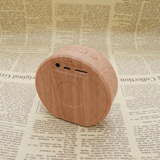 Mini Wood Bluetooth Speaker Portable Outdoor Wireless Support AUX TF - Phosgene