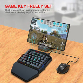 Gaming Keyboard Throne One Mouse Set - Phosgene