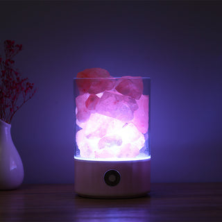 USB Crystal Light Himalayan Salt LED Lamp - Phosgene