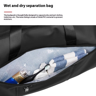 High Quality Waterproof Suit Bag For Men Large Capacity Travel Bag With Shoe Compartment Dry And Wet Separation Travel Organizer - Phosgene