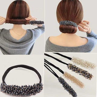 Korean flower bud head crystal hairpin headgear - Phosgene