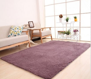 Living Room Rug Area Solid Carpet Fluffy Soft Home Decor White Plush Carpet Bedroom Carpet Kitchen Floor Mats White Rug Tapete - Phosgene