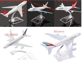 Civil Aviation Aircraft Model Alloy International Airbus Model Simulation Office Aircraft Model Decoration - Phosgene