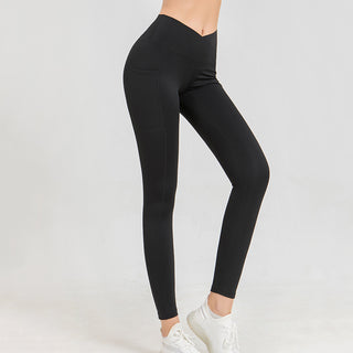 V Waist Tight Yoga Pants Women Compound - Phosgene