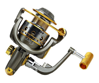 10-axis metal head reel fishing reel metal handle fishing tackle Phosgene