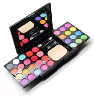 Makeup Box 24 Eyeshadow 8 Lipstick 4 Blush 3 Powder 39 Color Makeup Disc Combination Makeup Tray - Phosgene