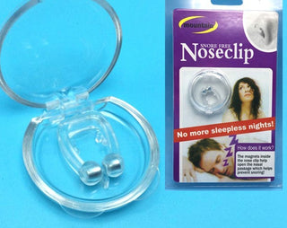 Silicone Magnetic Anti Snore Stop Snoring Nose Clip Sleep Tray Sleeping Aid Apnea Guard Night Device - Phosgene