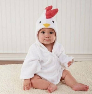 Cartoon Cute Animal Modeling Baby Bath Towels Baby Bathrobes Cotton Children's Bathrobes Baby Hooded - Phosgene