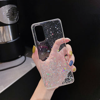 Starry Sky Silver Foil Epoxy Phone Case - Phosgene