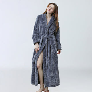 Thick waist velvet bathrobe - Phosgene