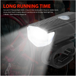 Bicycle Front Light USB Charging Highlight Headlight - Phosgene