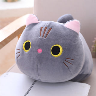 Large Size Cartoon Cat Plush Toys Stuffed Cloth Doll Long Animal Pillow Cushion - Phosgene