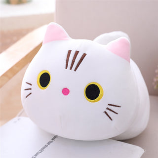 Large Size Cartoon Cat Plush Toys Stuffed Cloth Doll Long Animal Pillow Cushion - Phosgene