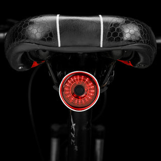 Usb Rechargeable Bicycle Tail Light Sensor Light - Phosgene