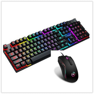 Gaming Usb Luminous Wired Keyboard Floating Manipulator - Phosgene