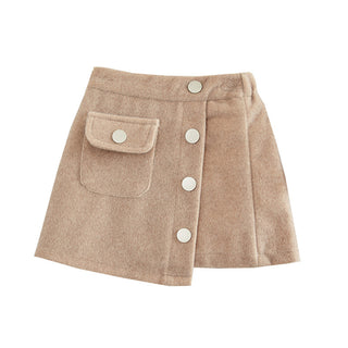 Woolen Material Short Skirt Baby A-line Skirt Girl Skirt - Phosgene