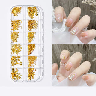 Pearl Butterfly Nail Patch Nail Art Jewelry Set - Phosgene