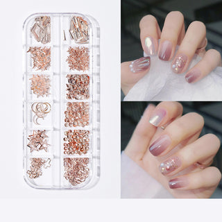 Pearl Butterfly Nail Patch Nail Art Jewelry Set - Phosgene