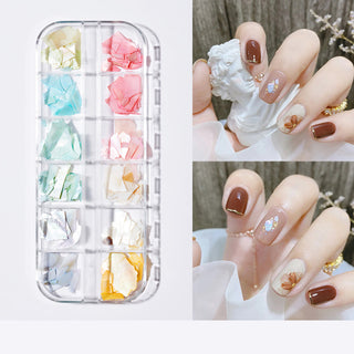 Pearl Butterfly Nail Patch Nail Art Jewelry Set - Phosgene